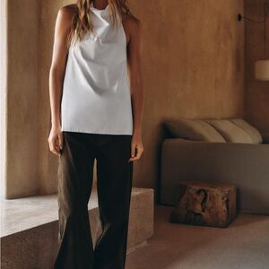 Zara NWT Draped Trench Halter Too, Minimalist, Viral, Size S